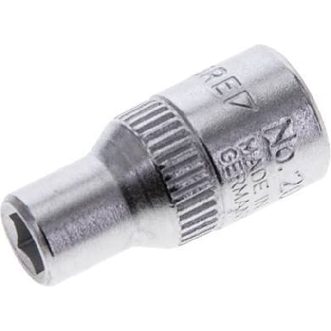 1/4" Gedore Dopsleutel voor 5mm Buitenzeskantbouten