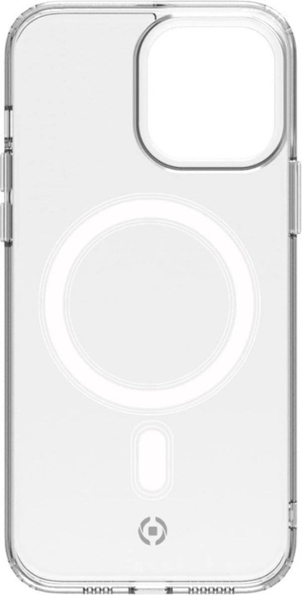 Celly hoesje geschikt voor Apple iPhone 13 Pro - Siliconen Back Cover - MagSafe - Transparant