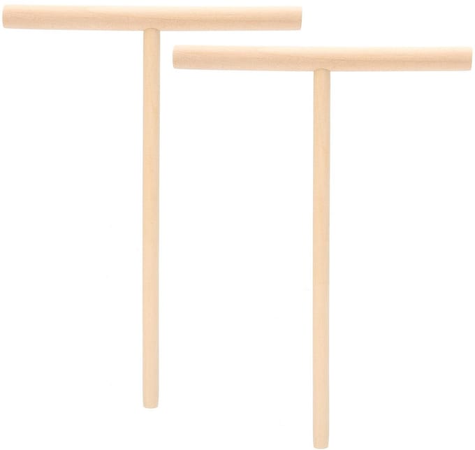 Dailygoody - Houten Pannenkoek Beslag Spreader - Set van 2 - Ideaal