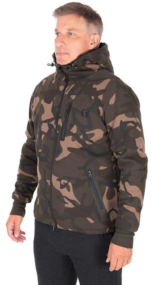 Fox Camo Full Zip Premium Sherpa 310 Hoodie - Maat : Medium