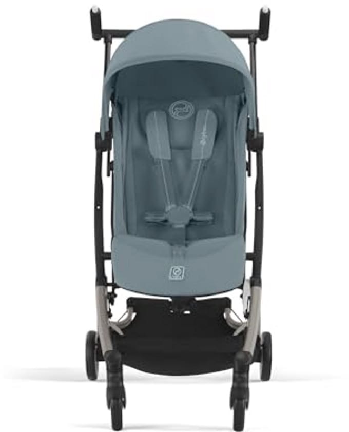 Opvouwbare Kinderwagen in Stormy Blue en Lichtblauw