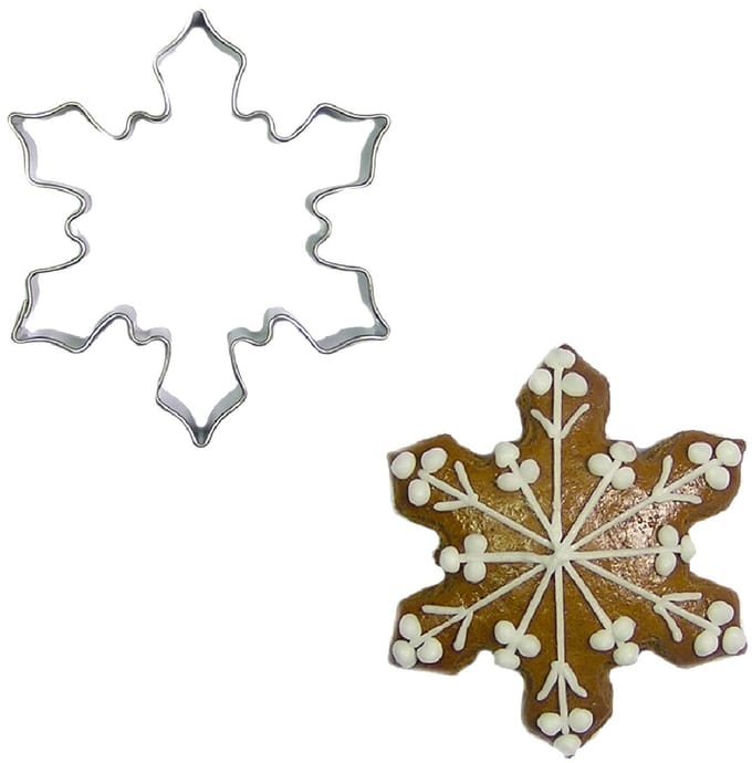 BrandNewCake Uitsteekvorm Sneeuwvlok RVS 5cm