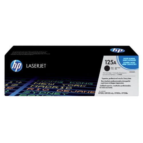 Tonercartridge hp cb540a 125a zwart