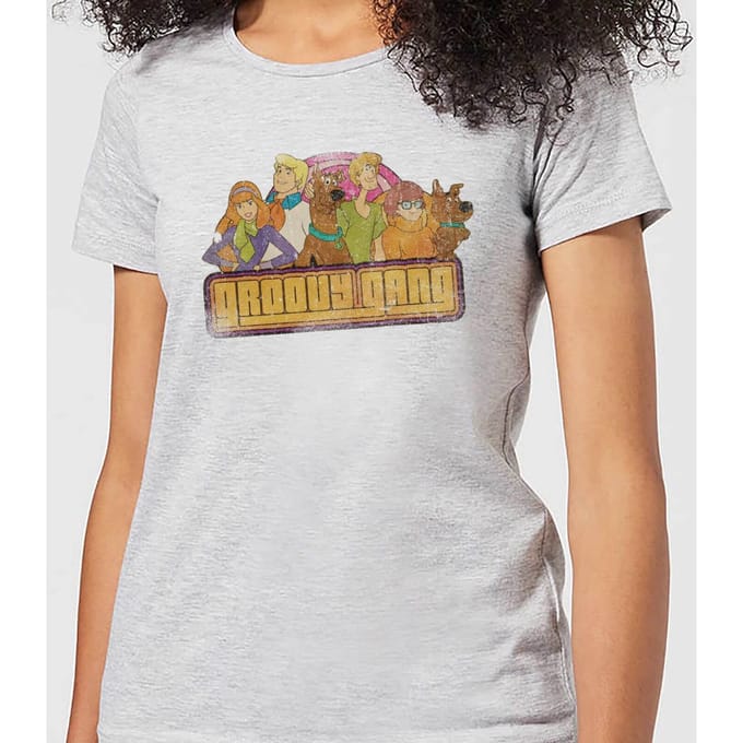 Scooby Doo Groovy Gang Women's T-Shirt - Grey - S