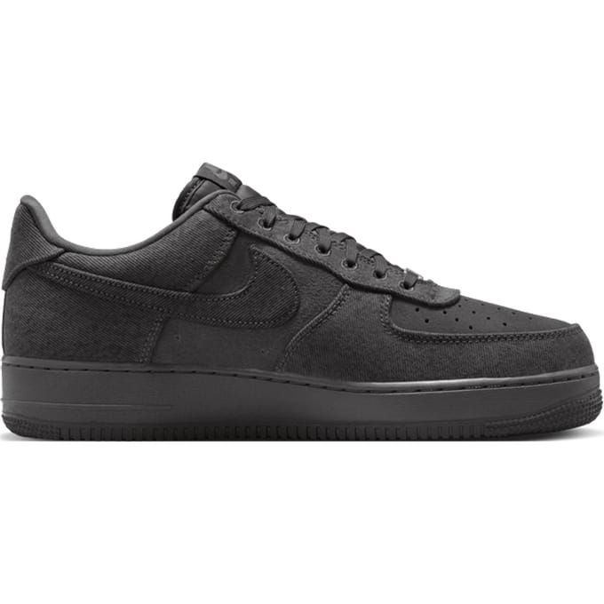 Nike Air Force 1 Low 07 LV8 Denim Anthracite Heren Sneakers Grijs Medium-Ash Metallic-Zilver IR0951-003 41 black