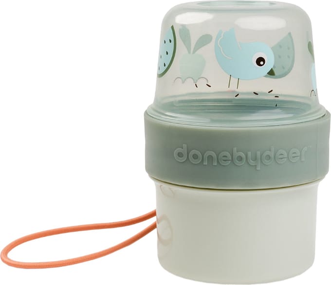 Done By Deer Bewaarbakje To Go 2-Way - Birdee - Small - Green