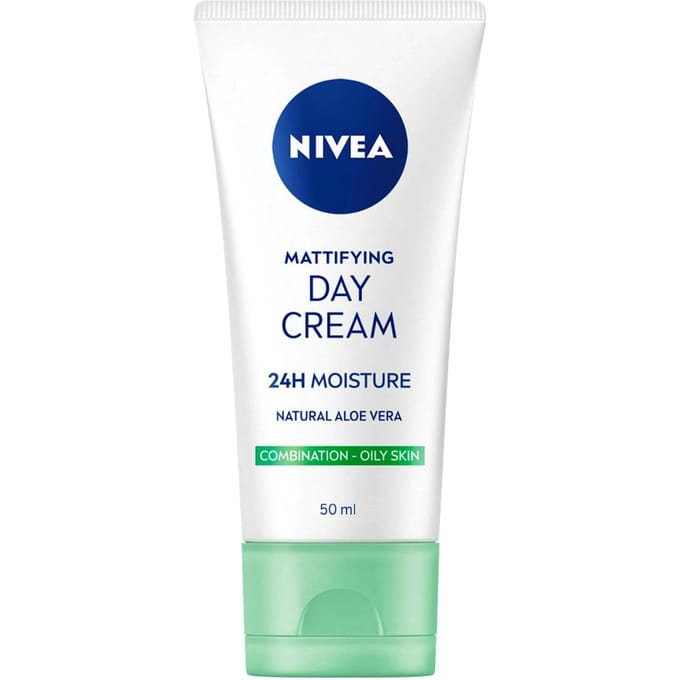 Nivea Serie - Matte Dagcrème - 24H Hydratatie - SPF15 - Voor Gemengde en Vette Huid