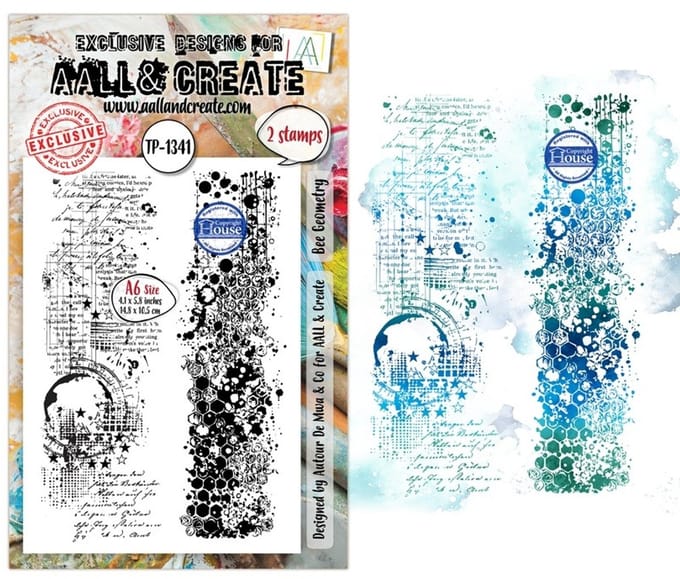 Aall & Create clearstamp A6 - Bee geometry