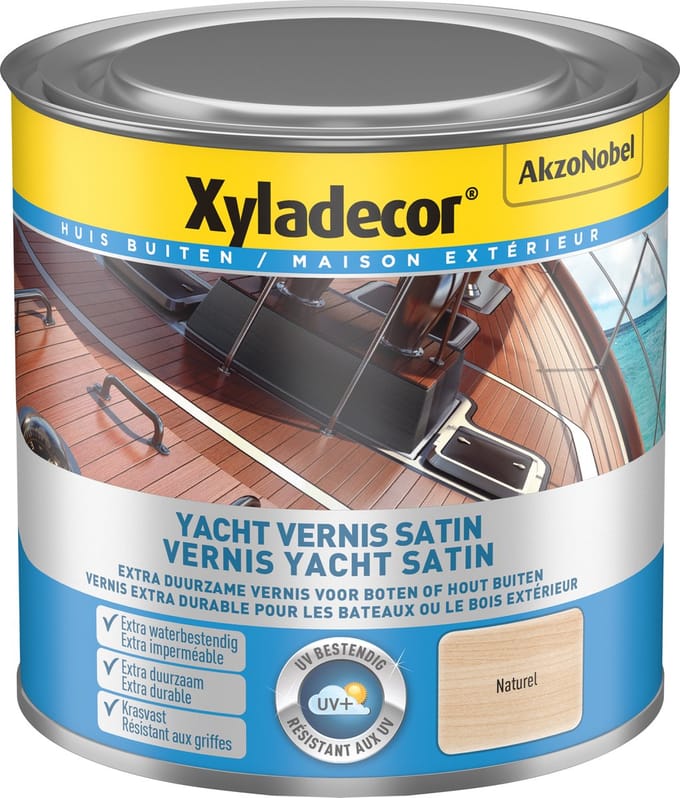 Xyladecor - Yacht Vernis Zijdeglans - Naturel - 0,25 L