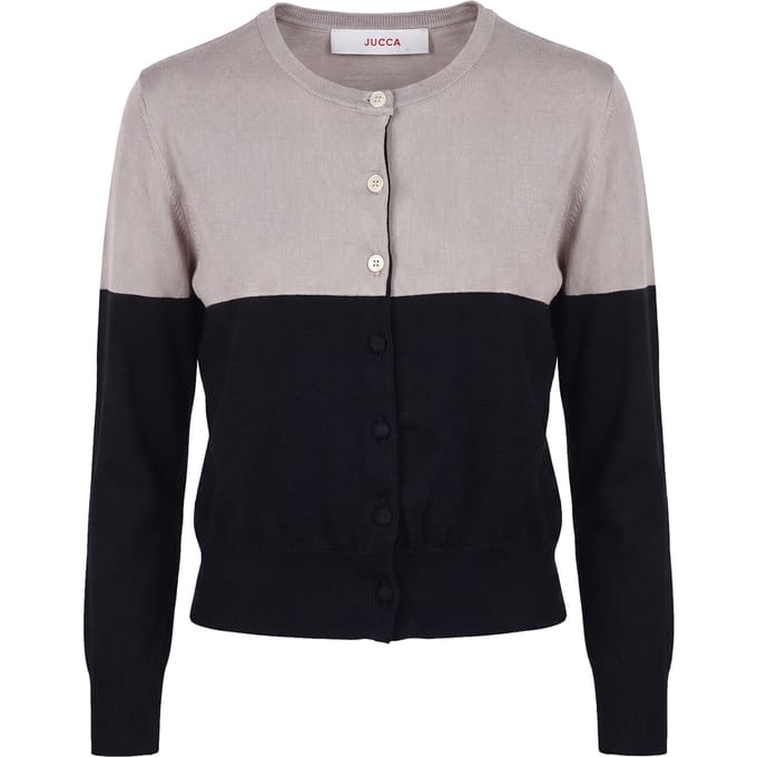 Jucca Cardigan - 471726 - Tortora/Nero
