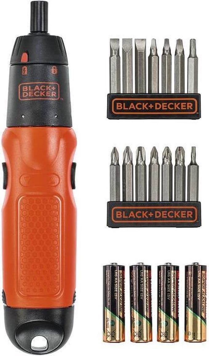 Black&Decker Accu schroevendraaier A7073, 19-delig
