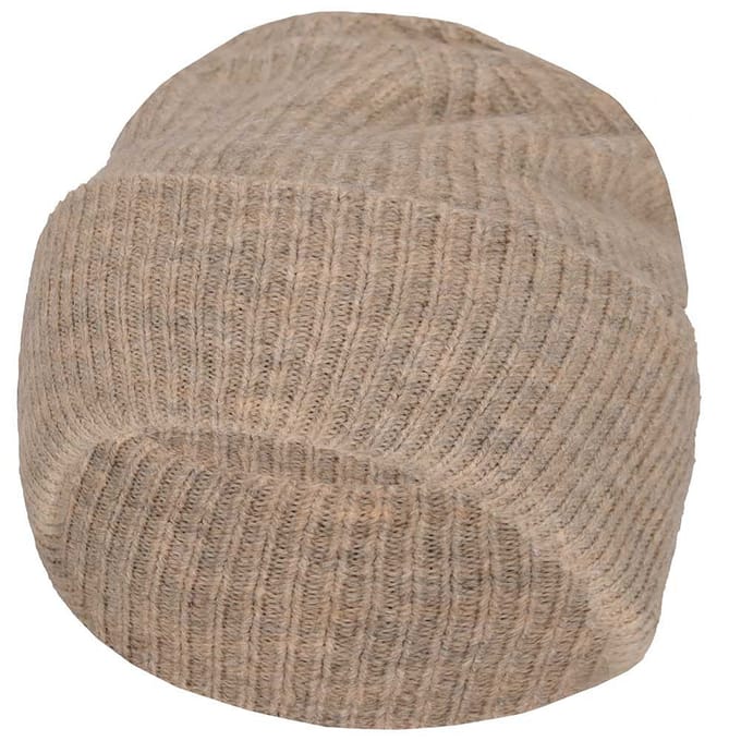 Sarlini - Muts dames - Ribbed - One Size - Camel