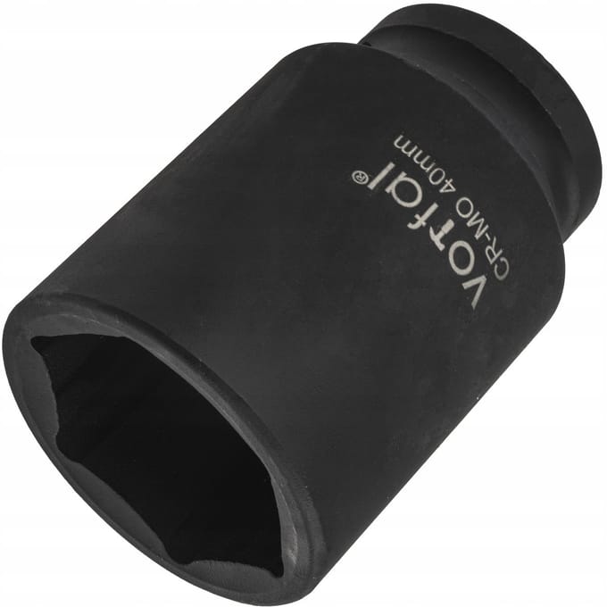 Slagdoppen 3/4" 40mm 80mm CR-MO 6-kant Lange Dop