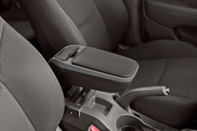 Armsteun geschikt voor Ford B-Max 2015-2017 Armster 2 vegan leer met donkergrijs frame