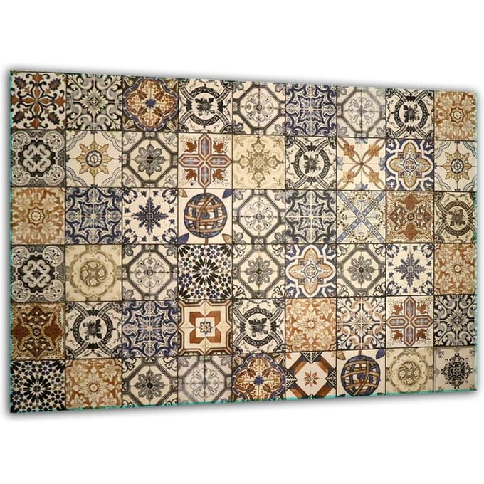 TMK ArtDeko - Glas Snijplank - 30x22 cm - Getemperd - Mozaïek