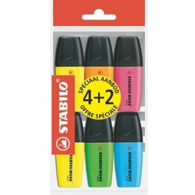 Stabilo Boss Mini 4+2 SPECIAL OFFER Schrijfgerief