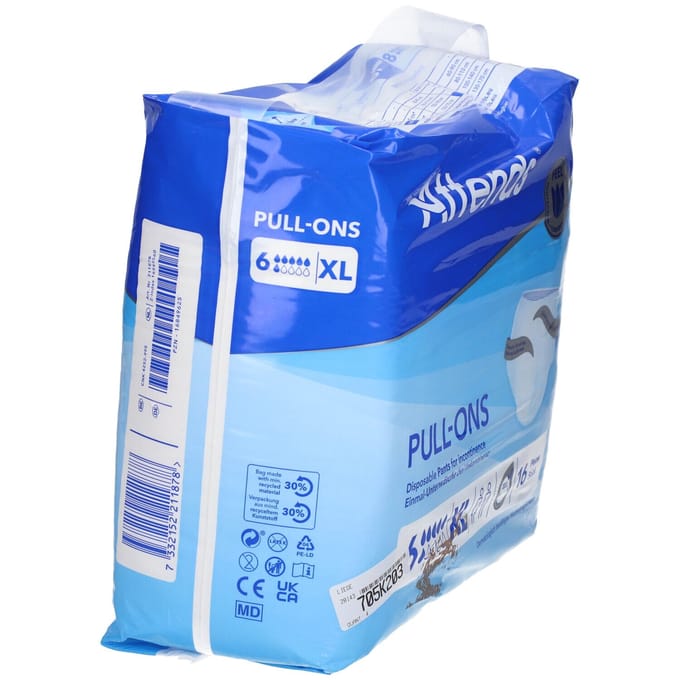 Attends® Slip Pull-Ons 6 Extra Large 16 Incontinentieslip