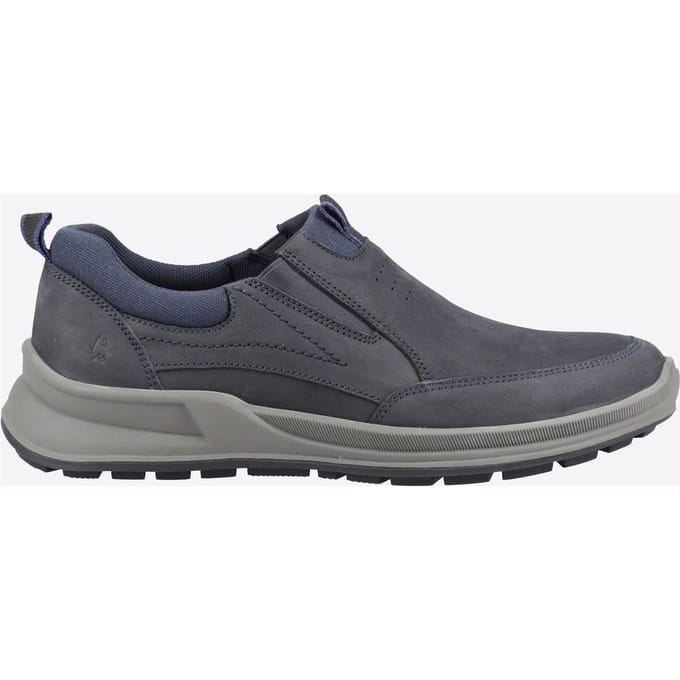 Hush Puppies Arthur Nubuck Heren Marineblauwe Instappers