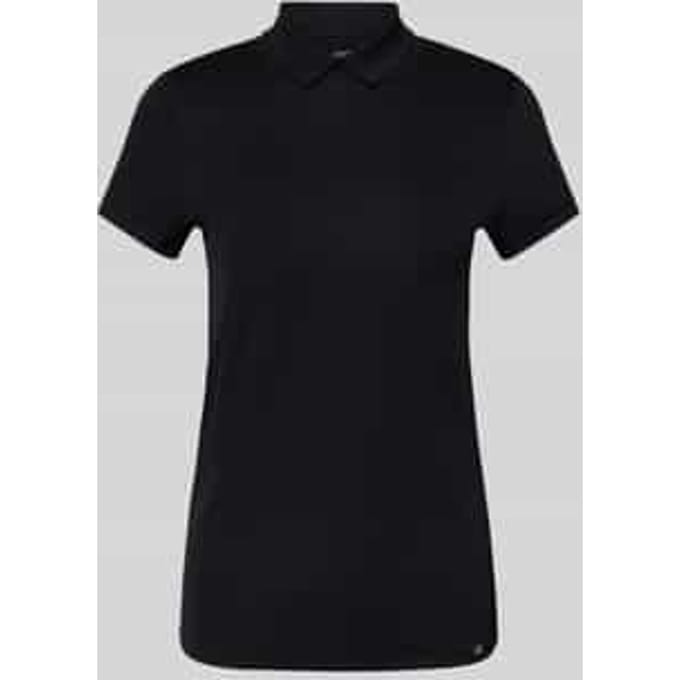 Slim fit T-shirt met polokraag