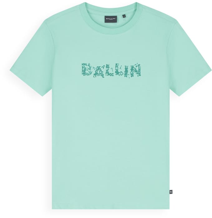 Ballin Amsterdam - Jongens Regular fit T-shirts Crewneck SS - Mint - Maat 10