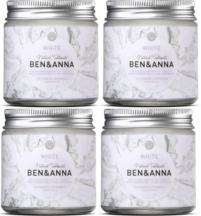 Ben & Anna - whitening tandpasta - 4 pak