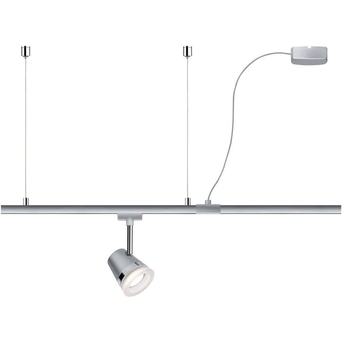 Paulmann 4000870954164 95416 230V-railsysteemcomponenten Stroomaansluiting Chroom (mat)