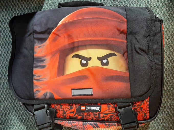 Lego Ninjago Red boekentas 38 cm/18 L