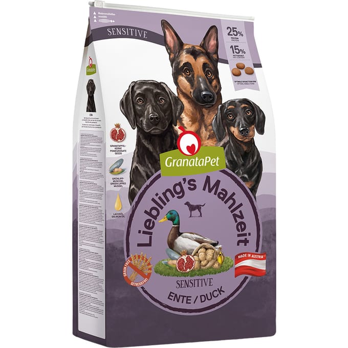 GranataPet Liebling's Mahlzeit Hondenvoer - Sensitive Eend - 10 kg