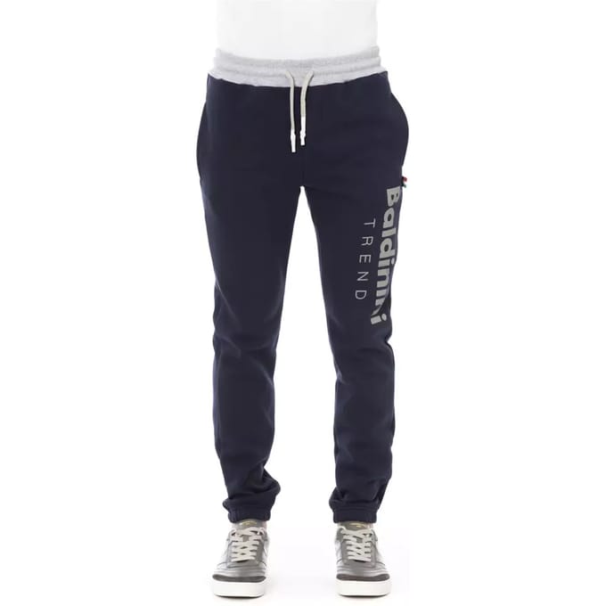 Logoprint Trainingsbroek Marineblauw