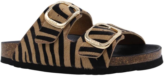 Scholl Noelle Print Led Slippers - Dames - Beige - Maat 37
