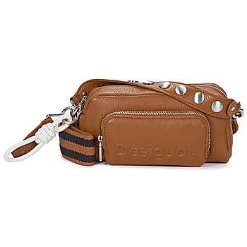 Desigual Schoudertas Crossbody Bag Leather West Lichtbruin