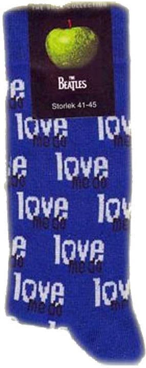 The Beatles - Love Me Do Sokken - 41/45 - Blauw