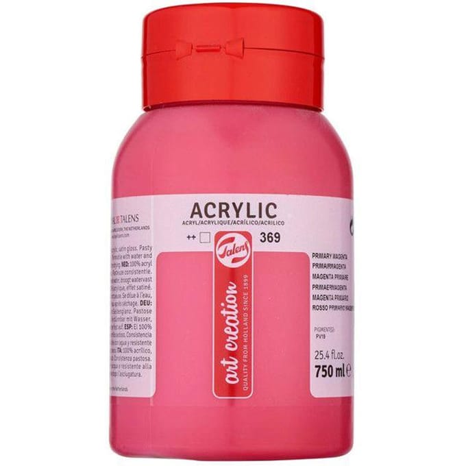 Talens Art Creation Acrylverf Pot 750 ml Primairmagenta 369