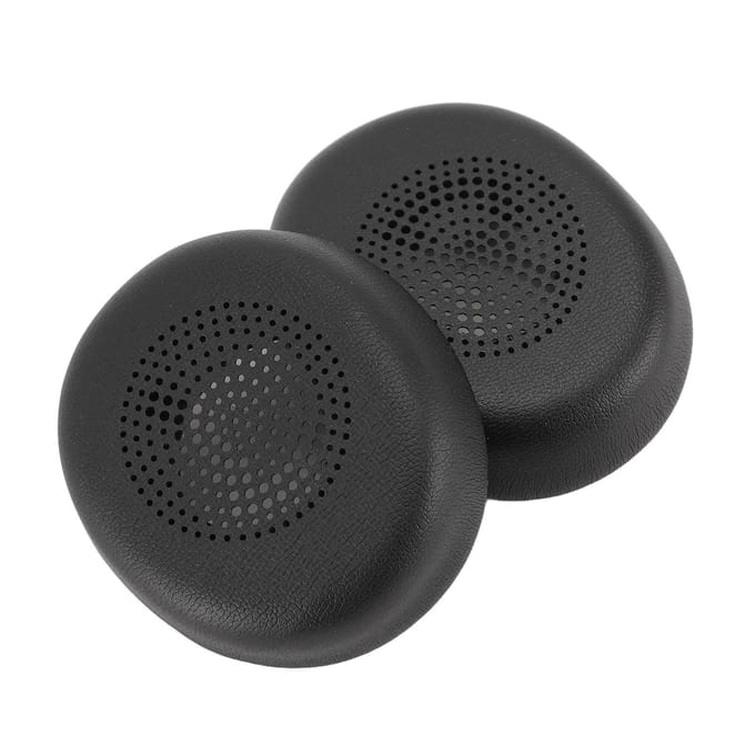 Vervangende oorkussens voor Evolve2 30 headset Eiwitleer Memory Foam Spons Koptelefoon Oorkussens black