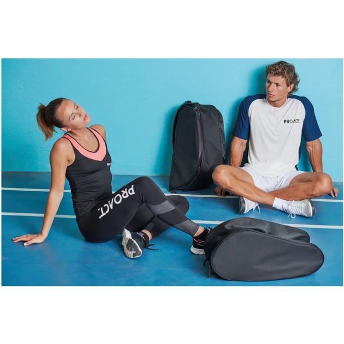 Kimood Padelrugzak met dubbel racketvak KI0652 - Black - One size