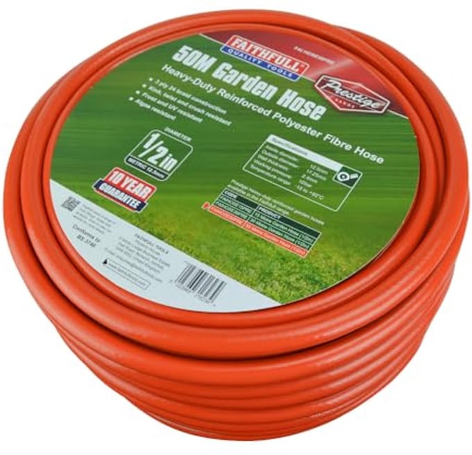50M Tuinslang - Slechte Luchtdruk, Kinkbestendig, UV- en Vorstbestendig - Diameter 12.7 mm