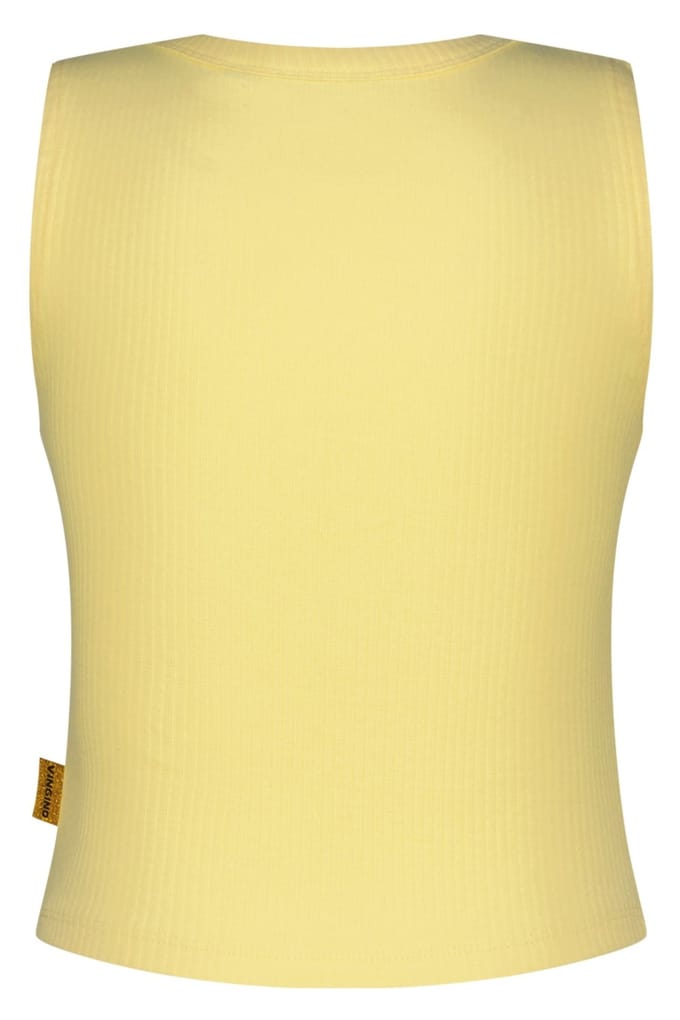 Vingino Girls Basic-crop Rib Top Top Summer Yellow Taglia: 16 | Outlet | kids | Giallo