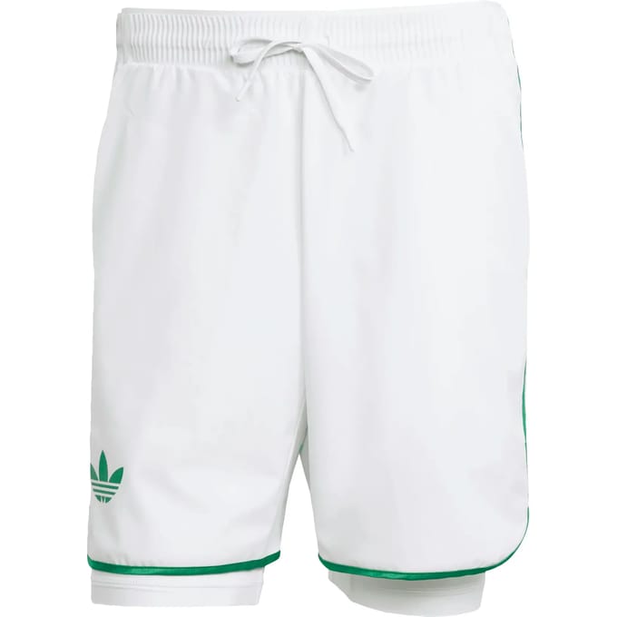 adidas 7in Shorts Heren-Wit,Groen
