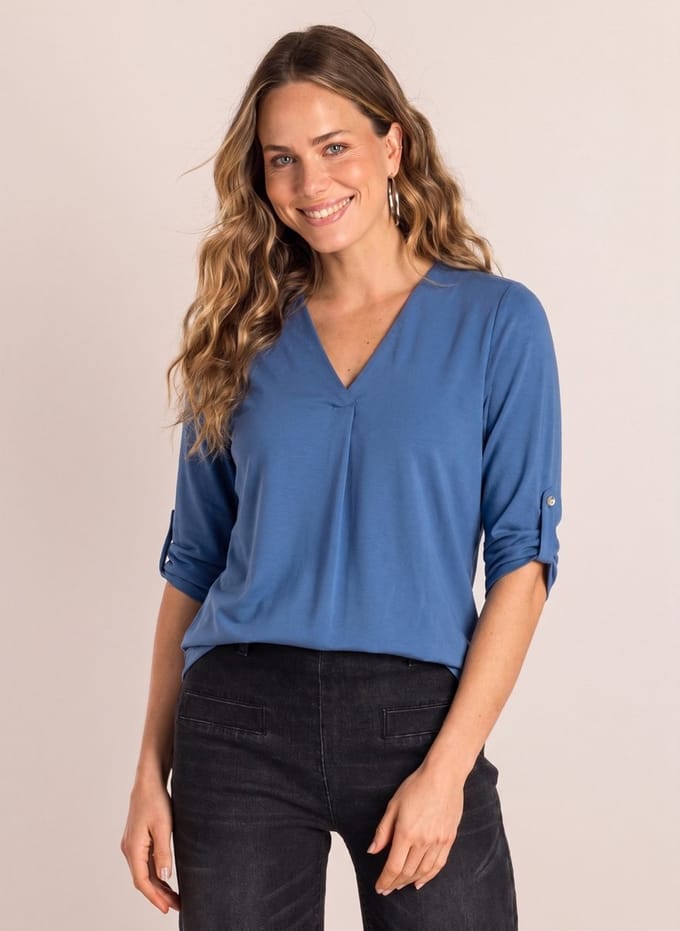 ES&SY Rosalee Tops - Indigo - maat 40