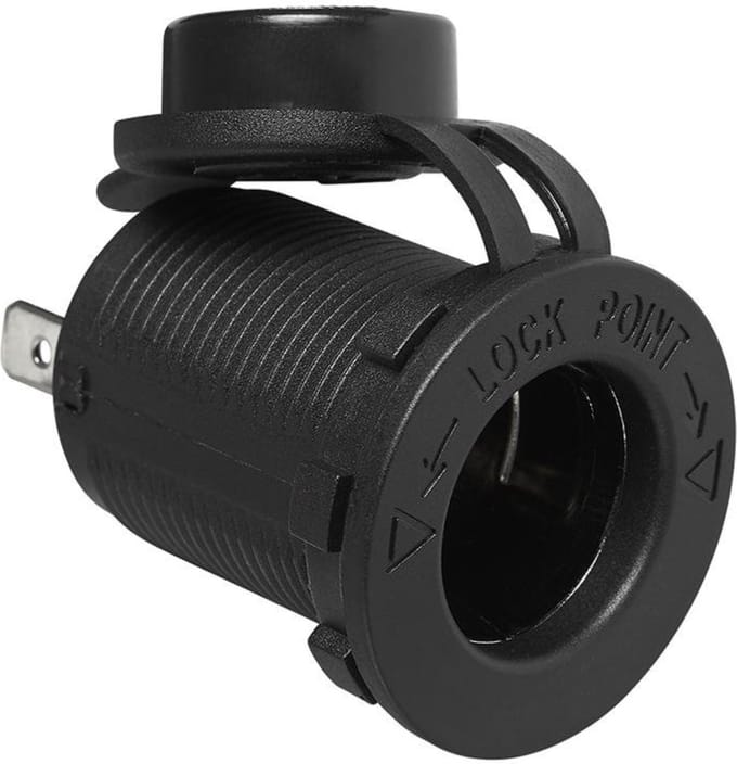 ProPlus DIN inbouwstekkerdoos - 12/24 Volt - Ø 29 mm - 16 Ampère
