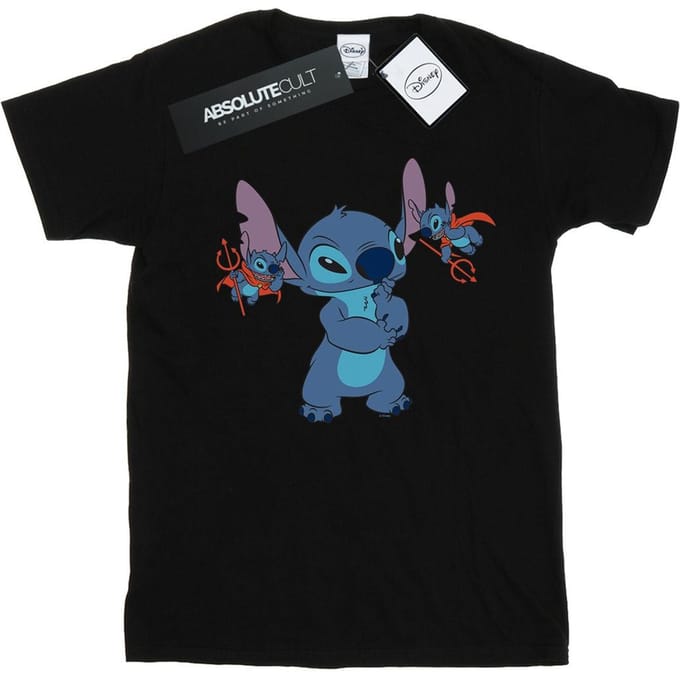 Li-cense Disney heren lilo en stitch kleine duivels t-shirt
