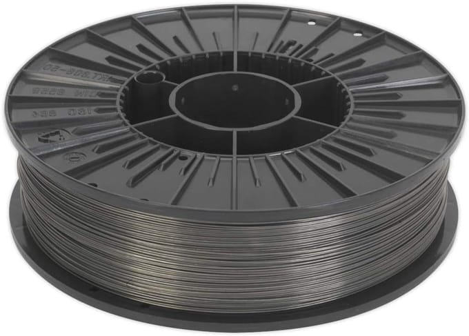 Lasdraad - MIG draad - Metaal verbinden - Flux cored - 4.5kg - Grijs