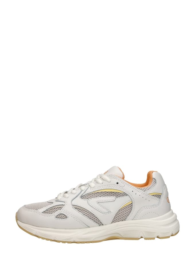 HUB Shift Sneakers Dames - Leren Sneaker - Wit - Maat 42