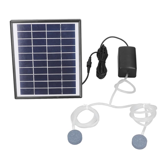 10V 6W DC Micro Zonnevijverpomp Verstelbaar Zonnepaneel Fontein Luchtpomp Kit met Belsteen