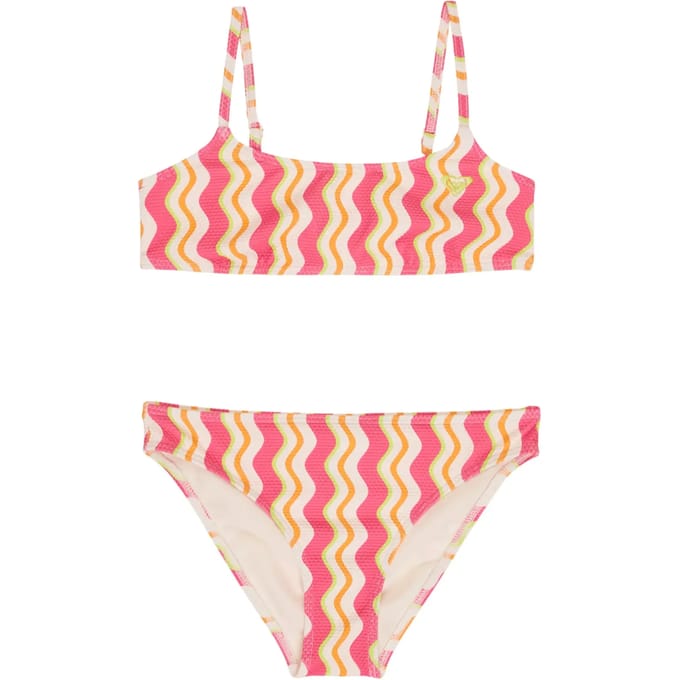 2-delig zwempak voor meisjes Roxy Bold Waves Crop Top
