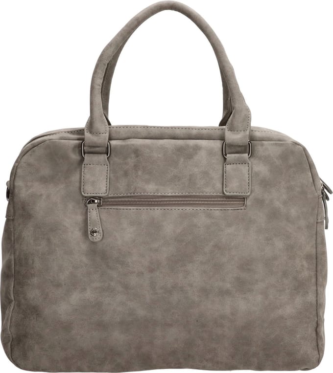 Enrico Benetti Ardèche 66585 Handtas met 15" laptopvak- Midden Grijs