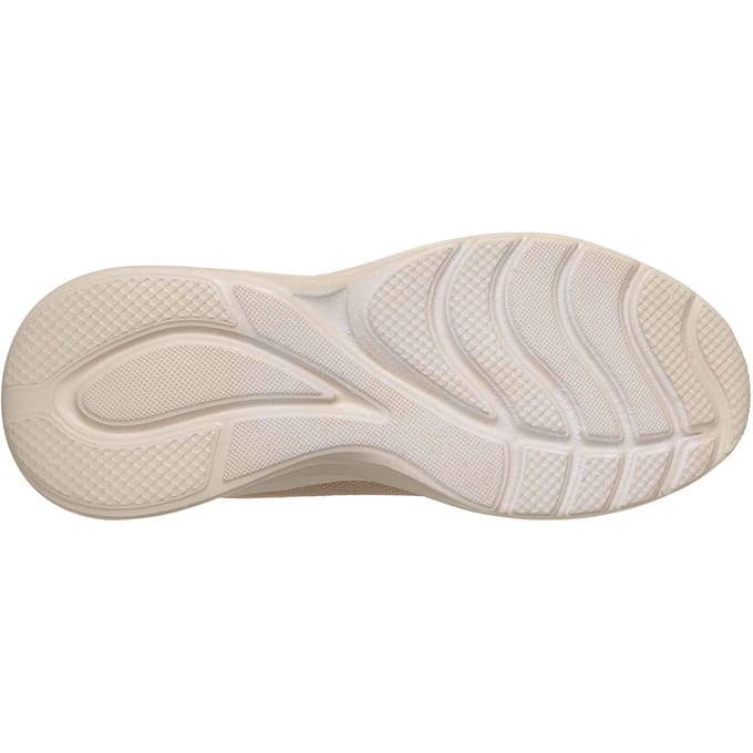 Skechers Bobs Squad Waves Huidige Uiterlijk Textiel Dames Taupe Trainers