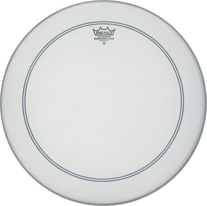 Remo P3-1122-C2 - 22 Powerstroke 3 Coated Bass + Dot