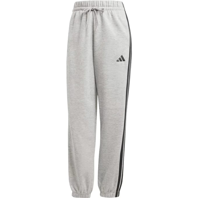Adidas Essentials 3 Stripes Fleece Loose-fit Joggers Grijs M / Regular Vrouw
