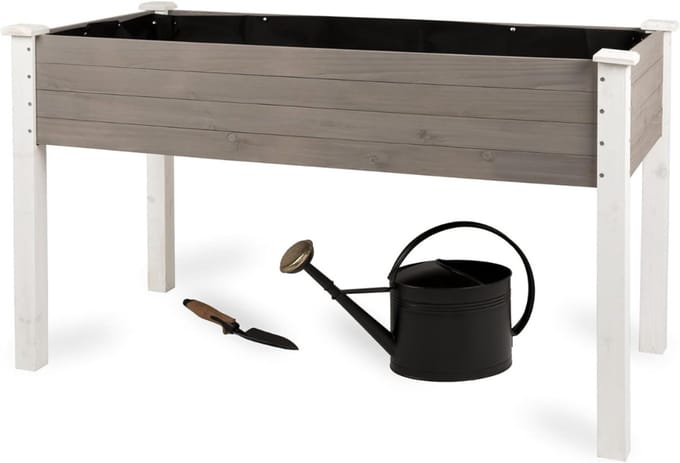 Core® Moestuinbak Op Poten – Kweektafel – Kweekbak - Bloembak – Bruin - 63cm x 124cm x 75cm